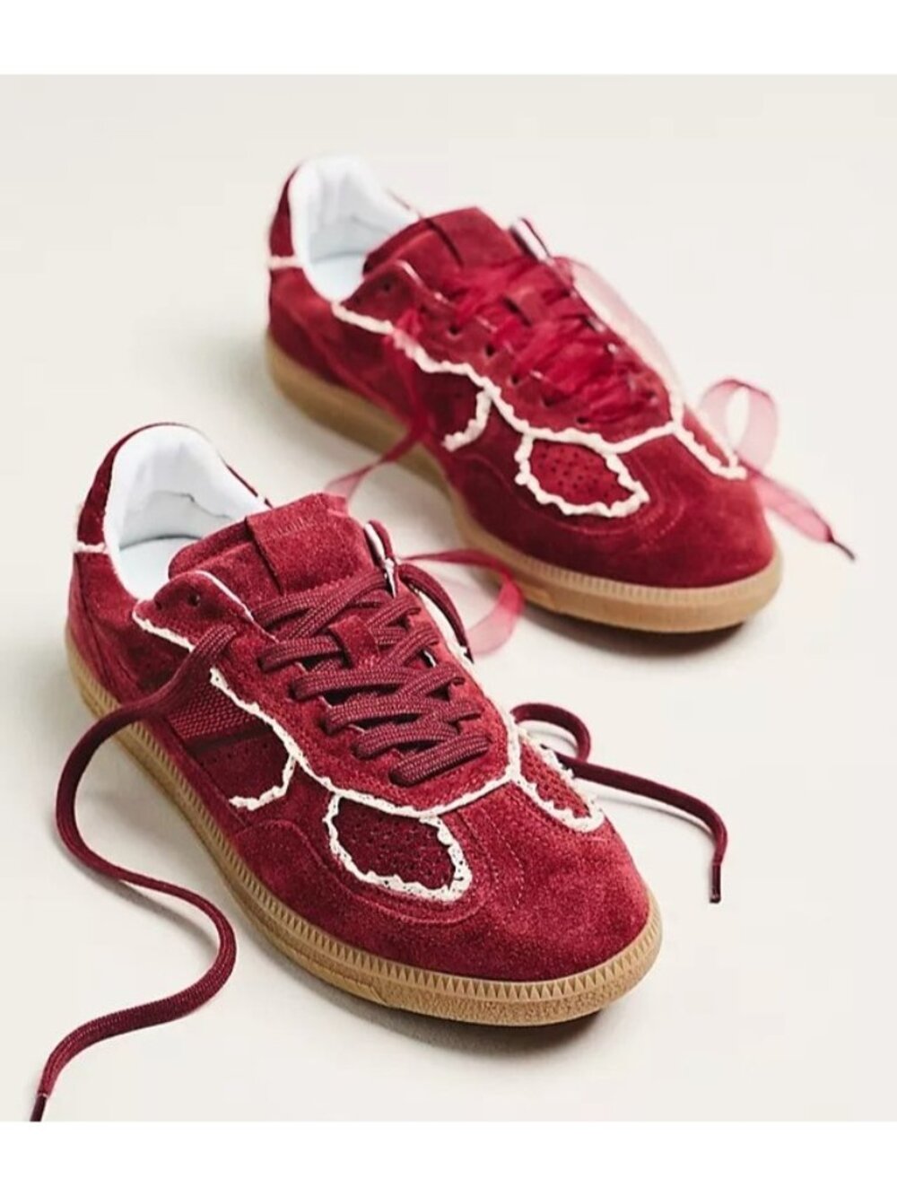 NEW ALOHAS Tb.490 Rife Crochet Sneakers Retro Athleisure Preppy Sporty Womens 8